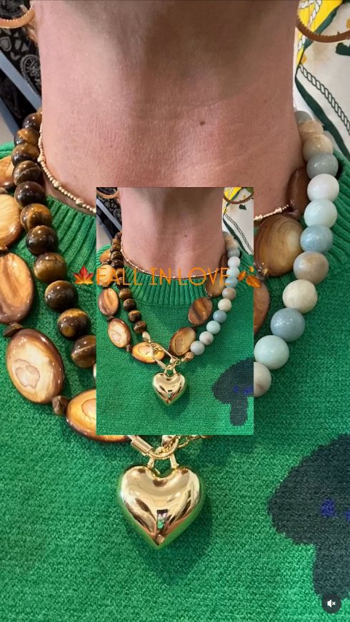 Ombré Jasper Heartlock